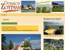 Tablet Screenshot of pension-zottmann.de